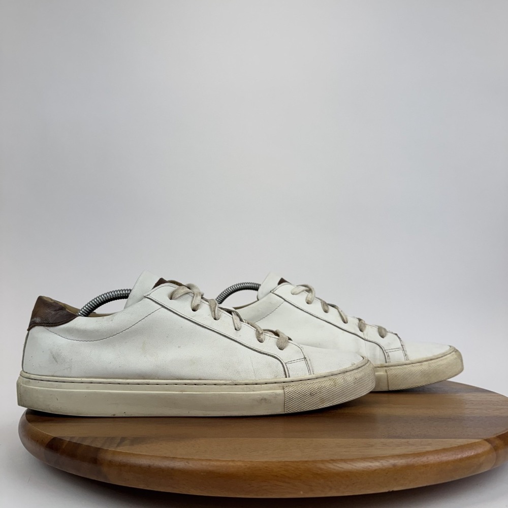 Mens To Boot New York Devin White Leather Comfort‎ Casual Sneakers Shoes Size 11
